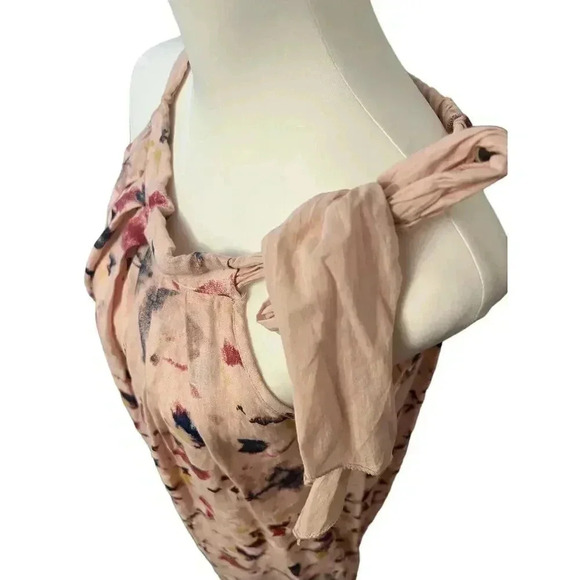 BELLAMBRA 100% LINEN halter dress made in ITALY size small - Picture 3 of 8